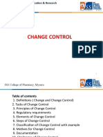 5 Change Control