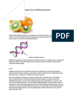 Organisme Modificate Genetic-Lazăr Andrei