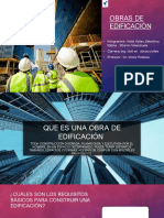 Obras de edificación: requisitos, procesos y tecnologías