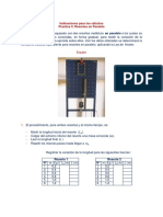 Indicaciones para Los Cálculos. Practica 3. Resortes en Paralelo