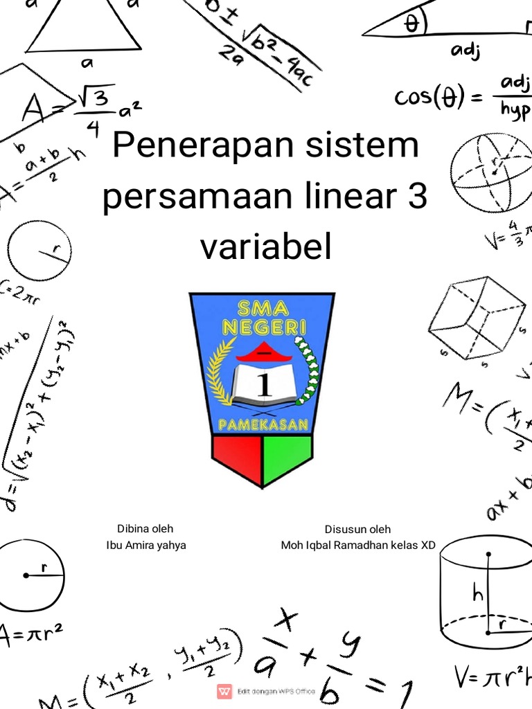 Harga Beras dan SPLTV: Contoh Soal | PDF | Metode & Bahan Ajar