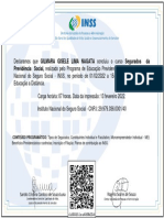 Segurado Contribuinte Individual-Declaração de Participação 73299