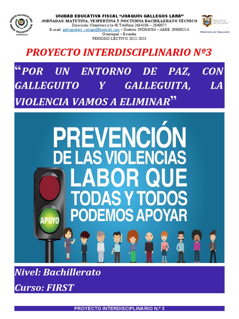 1st Bach 3rd Partial Interdisciplinary Project Nº3 1 Pdf