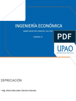 Depreciación métodos Sánchez Salcedo ingeniería económica