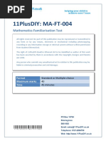 13 Plus Maths Non-Calculator Paper | PDF | Elementary Mathematics ...