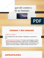 Origen Del Cosmos y Del Ser Humano