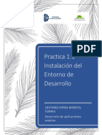 Practica 1.1 Instalación Del Entorno de Desarrollo