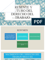 Diapositivas Presente y Futuro Del Derecho Del Trabajo en Colombia y Contratos