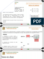 Determinantes Sarrus