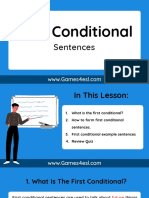 First Conditional PowerPoint Lesson
