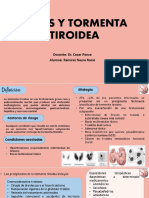 Crisis y Tormenta Tiroidea