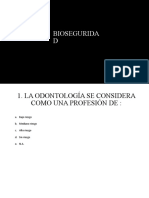 Examen Asistencia Dental I Bioseguridad