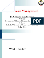 Environmental Engineering - Solid Waste Management