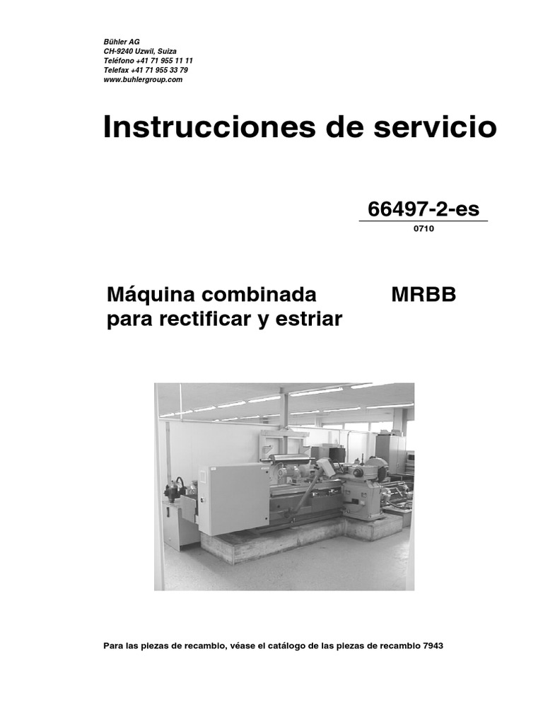 MRBB - MAN 66497-2-Es-0710 | PDF | Herramienta de máquina | Ingeniería ...
