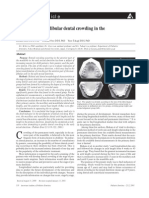 Dental Crowding Indicators in Mixed Dentition