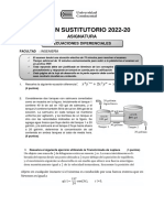 Examen Sustitutorio - Ed
