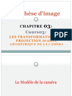 Cours Chapitre 3 - Transformation de Projection