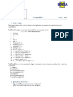 Control Langage R - Matin