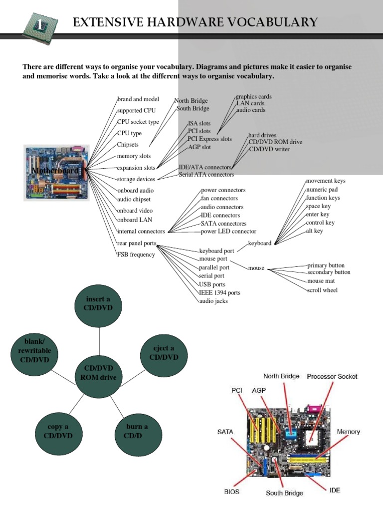 Hardware Vocabulary and Verbs Guide | PDF | Electrical Connector ...