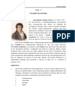 Unit v Fourier Transform-PDF