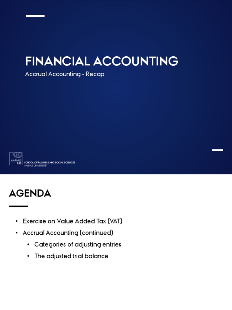 Financial Accounting Lesson 5 Chp3 Recap PDF Debits And Credits