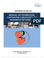 Manual Donantes Sangre