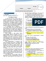 Gabarito - Revisão LP - 8º Ano - 28.11 A 09.12