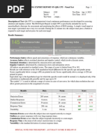 Performance Index Accuracy Index: Speed of Response Consistency of Response Sustained Attention Impulse Control