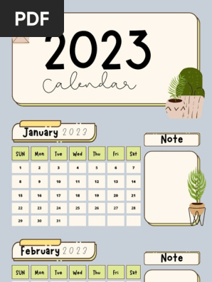 Calendario 2023