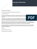 Carta de Presentación Gestor Deportivo FZ Sports