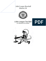 Little League Baseball District 38: For Baseball and Softball