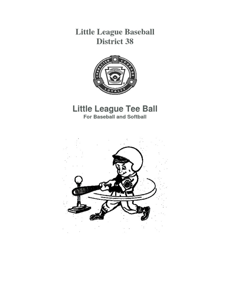 Little League Baseball District 38 For Baseball and Softball PDF