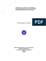 Download Analisis Kualitas Tablet Anti Diabetes dengan Kromatografi Kertas dan Spektrofotometri Ultraviolet by nataliaadebora SN61469804 doc pdf