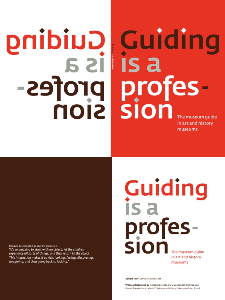 Guiding Is A Profession | PDF | Learning | Museum