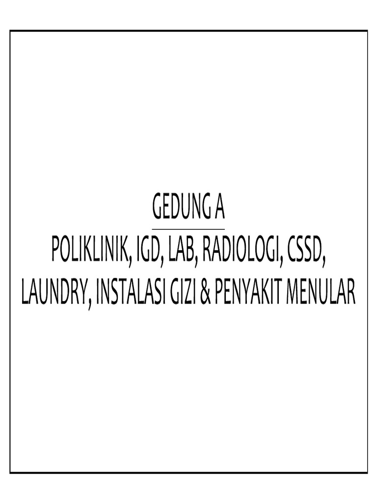 Gedung A | PDF