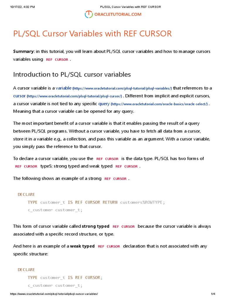 pl-sql-cursor-variables-with-ref-cursor-pdf-pl-sql-information