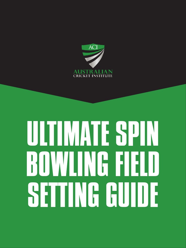 Ultimate Spin Bowling Field Setting Guide PDF