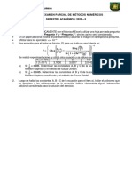 Segundo Examen Parcial 2020 - II