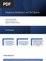 Employee Relations Laws in Uganda