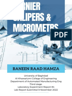 Measuring Dimensions with Vernier Calipers and Micrometers