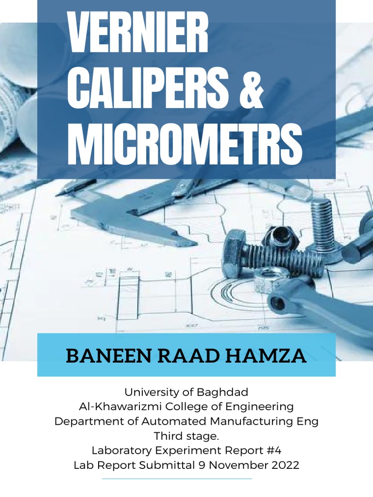 Measuring Dimensions with Vernier Calipers and Micrometers | PDF ...