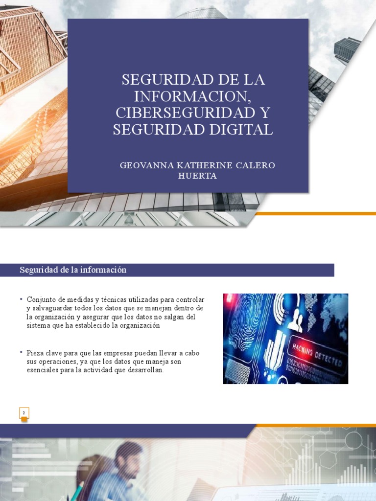 Ciberseguridad y Protección de Datos | PDF | Seguridad | La seguridad ...