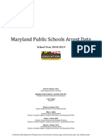 Maryland Public Schools Arrest Data Sy 20182019