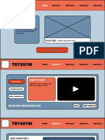 TRESSYM Wireframes