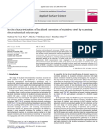 In Situ Characterization of Localized Corrosion of Stainless Steel by Scanning