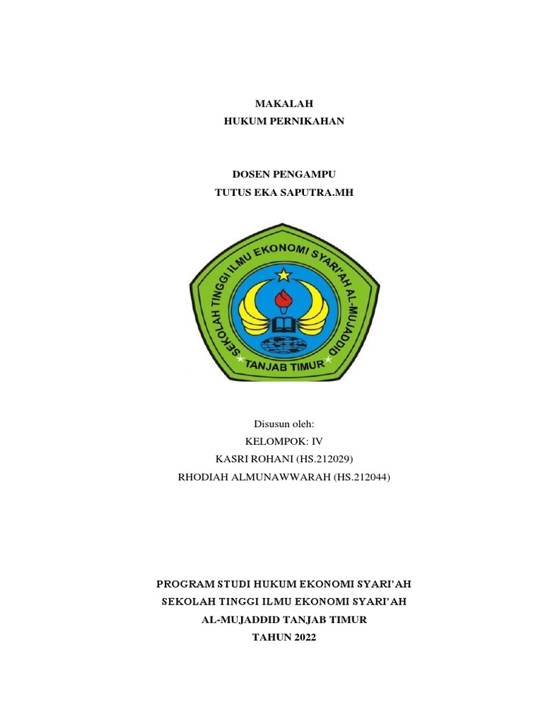 Perkawinan | PDF | Ilmu Sosial