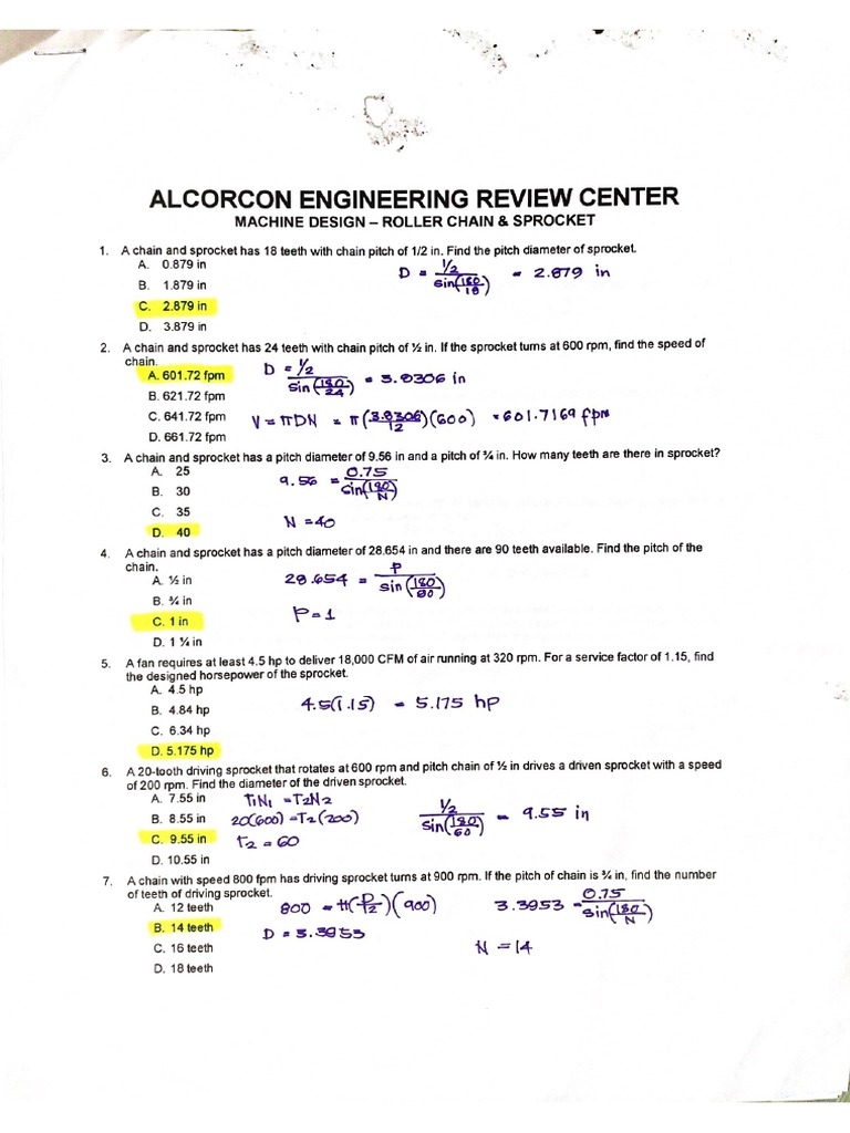 Alcor With Solution Chain Sprocketbearing | PDF