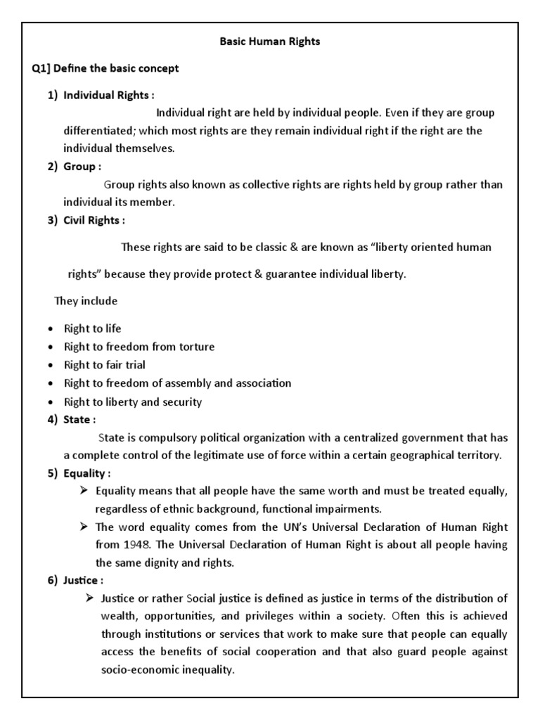 Basic Human Rights Pdf – Communication rights: Fundamental human rights ...