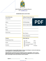 BCCK Membership Form